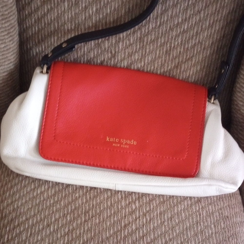Kate Spade Red White & Blue Leather Bag Shoulder Bag